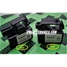 A98L-0031-0028 - Bateria  A98L00310028 3Volts,GE Fanuc A02B-0323-K102, A02B0323K102 PLCs, CNC Robotic Arms Series 30i, 31i, 32i and 35i-B - Com ou Sem Caixa Plástica -  A98L-0031-0028 - GE FANUC/ROMI PLC Battery 3Volts